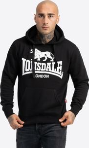 Herren Kapuzensweatshirt schmale Passform GO SPORT 2 Black XXL Lonsdale