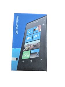 Nokia Lumia 800 Smartphone (9,4 cm (3.7 Zoll) AMOLED Clear Black-Touchscreen, Micro-SIM only, Windows Phone Mango OS, 8 MP Kamera) schwarz