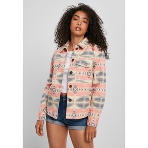 Urban Classics TB3661  Ladies Inka Oversized Shirt Jacket, Größe:XS, Farbe:summerinka