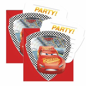Pozvánky Závod | Disney Cars | 6 kusov | Detské narodeniny | Párty