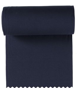 Bündchen Meterware glatt nachtblau - Bündchenstoff uni Schlauchware *Ab 50cm