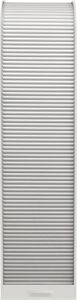 Mäusbacher Jalousieschrank Rolladenschrank Holzwerkstoff/Kunststoff Weiß matt lack/Weiß