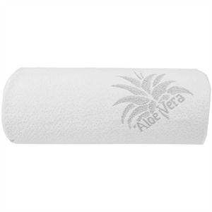 Kopfkissen mit Memory Foam und abnehmbaren Bezug, Nackenrolle in 40x15cm