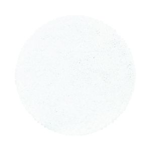 Hochflor Teppich Sima rund, Farbe: Weiß, Größe:200x200 cm