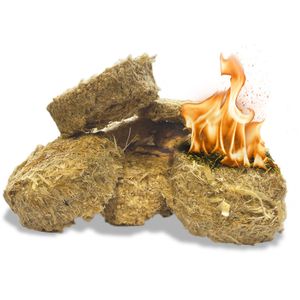 10 KG Rolle Anzünder Öko Holzwolle Anzündwolle Kaminanzünder EcoXFire Bioanzünder Holzanzünder 10 - 15 min