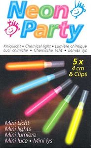Knicklicht - 5 Mini-Leuchtstäbe Knicklicht - 5 Mini-Leuchtstäbe