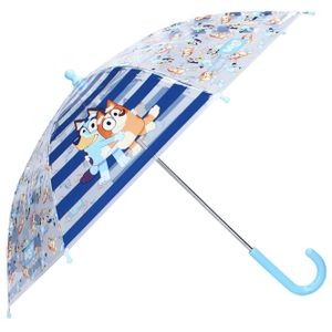 Bluey - Regenschirm - Junp into Fun - blau