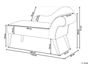 Chaiselongue Rechtsseitig Braun-Grau Samtstoff Modern Chaiselongue Rechtsseitig Braun-Grau Samtstoff Modern