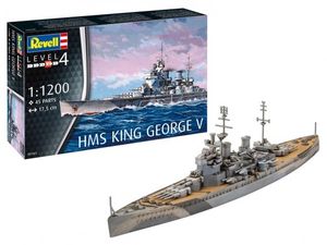 Revell 65161 1:1200 Model Set HMS King George V