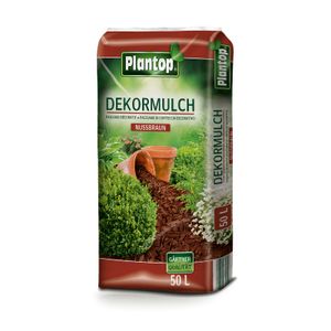 Plantop Dekor-Mulch Nussbraun 10-40mm, 50 Liter