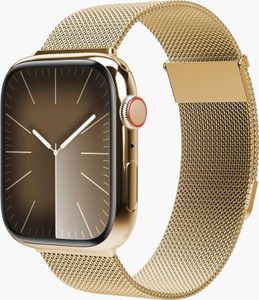 Vonmählen Watch Strap - Milanese Loop 2 - Armband für Apple Watch 40 / 41 / 42 mm, Gold Armband