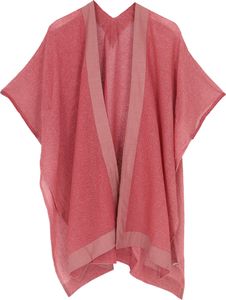 Offener Boho Cardigan, Plus Size Jacke, Kimono - Altrosa, Damen, Pink, Baumwolle, Jacken, Mäntel & Ponchos