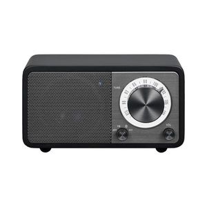 Sangean Genuine mini WR-7 black matt přenosné stolní retro rádio s Bluetooth