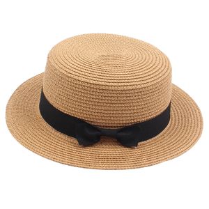 Strohhut für den Strand und den Sommer, Fedora-Kappe, breite Krempe, faltbar, UV-Schutz, für Golf und Outdoor,Braun