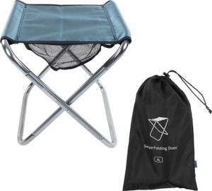 Outdoor Tragbarer Klapphocker Aluminiumlegierung Zugmalerei Camping Klapphocker Übergröße