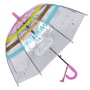 Dětský deštník Juleeze Ø 65x65 cm růžové plastové mraky