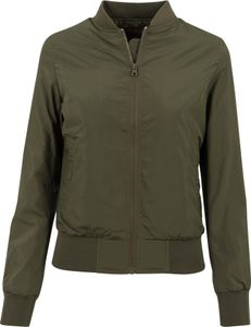Urban Classics dámska bunda Bomber Dámska ľahká bunda Bomber Darkolive-M