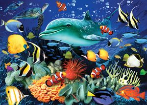 Otter House 74222 Howard Robinson Coral Reef 1000 Teile Puzzle