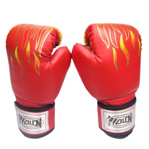 2x Rote Erwachsene/Junior Boxhandschuhe Sparring Punchinghandschuhe Training Muay Thai Handschuhe Kickboxen