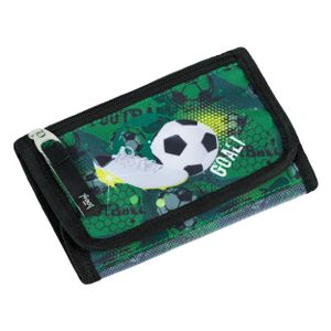 Detská náprsná taška - chlapčenská peňaženka - peňaženka, miniatúrna peňaženka, peňaženka na drobné mince (futbal)