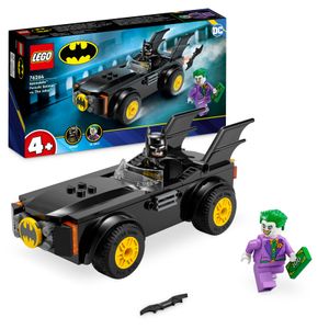 LEGO 76264 DC Verfolgungsjagd im Batmobile: Batman vs. Joker Spielzeugauto-Set, Superhelden-Starterset mit 2 Minifiguren, Spielzeug für Vorschulkinder, Jungen, Mädchen ab 4 Jahren, schnell aufgebaut