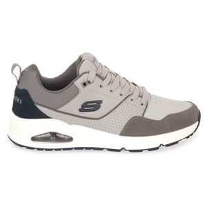 Skechers Uno Retro One Ledertrainer, Grau 43 EU