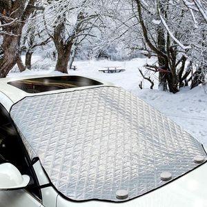 iZoeL Windschutzscheiben Auto Winter Frontscheibe Magnet Sonnenblende Wasserdicht Faltbar Magnetische Abdeckung 147cm*116cm