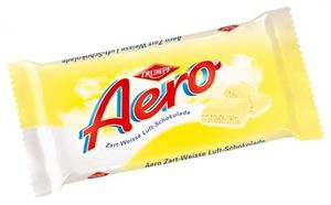 Trumpf Aero Zart Weisse Luft-Schokolade mit feiner Vanille Note 100g