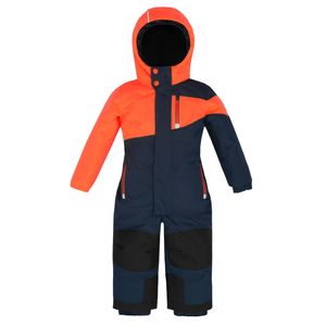 killtec Kinder Skianzug Schneeanzug Gr. 116 orange blau Einteiler Overall - 116
