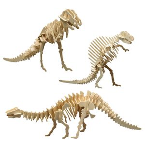 PEBARO Holzbausatz Dino, 3er-Set