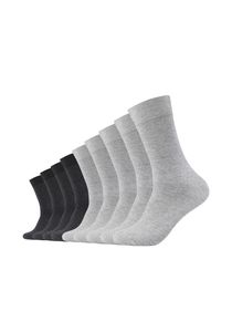 Camano Socken Comfort Baumwolle im praktischen 9er Pack hellgrau 39-42