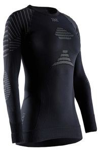 X-BIONIC Invent 4.0 Funktionsshirt Long Sleeve Damen black/charcoal L