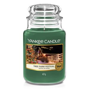 Yankee Candle Tree Farm Festival - Große Duftkerze im Glas - 623g