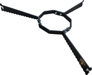 Auflageeisen Abstandshalter Auflageleiste für 100cm Feuerplatte Feuertonne #13
