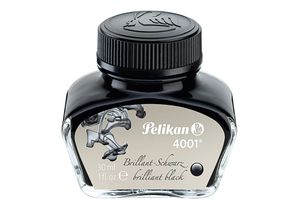 Pelikan Tinte 4001 im Glas brillant schwarz Inhalt: 30 ml
