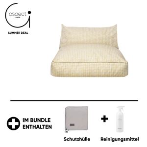 Blomus Outdoor-Bett -Stay- Special Edition Stoff Twigh inkl. Gratis Schutzhülle & Reinigungsmittel Sun