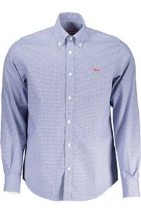 HARMONT & BLAINE Košile pánská textilní modrá SF20057 - Velikost: M