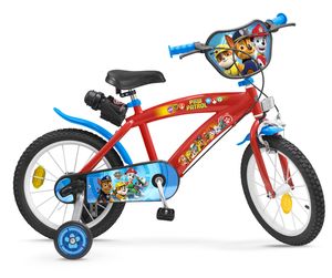 16 Zoll Kinder Jungen Fahrrad Kinderfahrrad Jungenfahrrad Kinderrad Rad Bike Paw Patrol Blau Rot