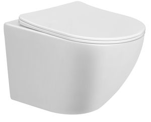VEROSAN+ Wand-WC ALIKI, spülrandlos, inkl. WC-Sitz slim, weiß