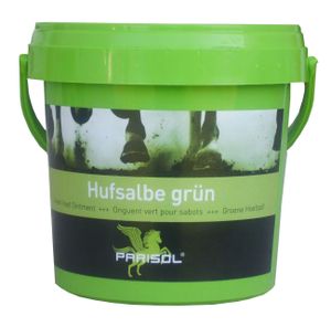 Parisol Hufsalbe grün 500 ml  Huffett mit echtem Lorbeeröl gegen rissige spröde Hufe