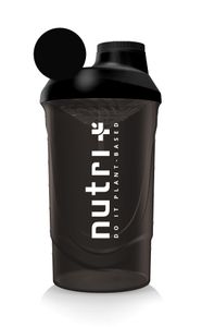 nutri+ Classic Eiweiß + Fitness Shaker, black-smoked