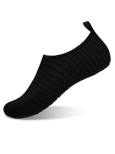 Uni Wasserschuhe Yoga Socken Rutschfeste Socken Einfarbige Strandtauchschuhe,Farbe:Schwarz,Größe:48