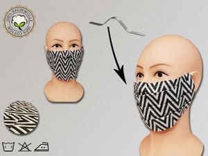 Maske Gesichtsmaske, Mundmaske Baumwolle, Behelfsmaske M-09