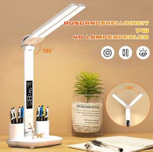 LED Schreibtischlampe Tischlampe Büroleuchte Beleuchtung Dimmbar 10W Leselampe