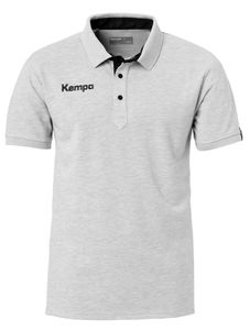 Kempa Prime Poloshirt grau/schwarz XL