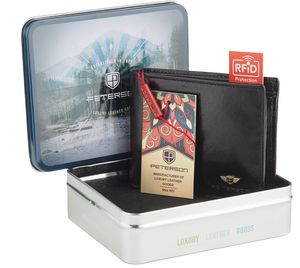 Skórzany, Średni Portfel Męski Z Systemem Rfid Lumarko!