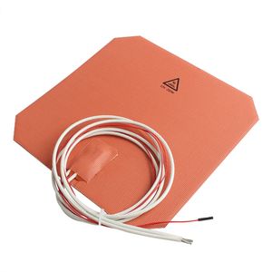 3D-Drucker-Zubehör Silikon-Heizkissen 12V 200W Heizmatte 220x220mm Heizbett mit Thermistor Kompatibel mit Anycubic Mega 3D-Drucker