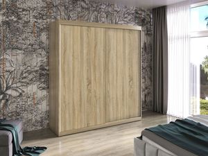 Kleiderschrank ARMARI X 200 cm Schiebetürenschrank Sonoma Eiche