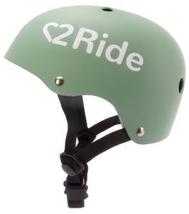 Kinderhelm Fahrrad Helm Fahrradhelm S 50-54 cm TRACKER Love 2 RIDE LED Pistachio