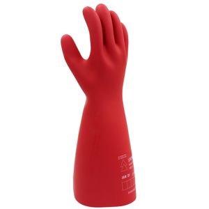 PRO FIT 703 Elektrikerhandschuhe, Handschuhe für Elektriker, Klasse 0, Sicherheitshandschuhe, 1000 Volt Prüfspannung, Rot - 1 Paar - Größe 9